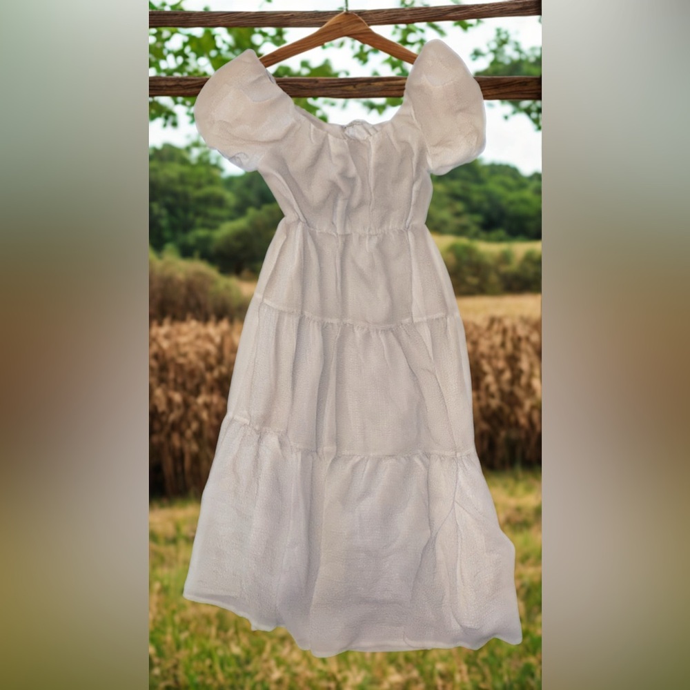 White Ophelia roe dress women’s small